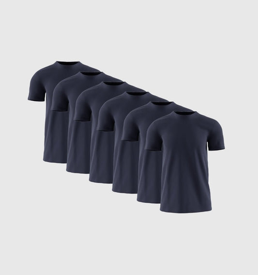 Pack of 6 - Navy Blue