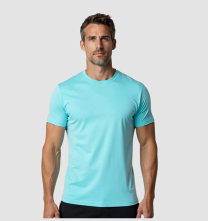 TURQUOISE BLUE CREW NECK