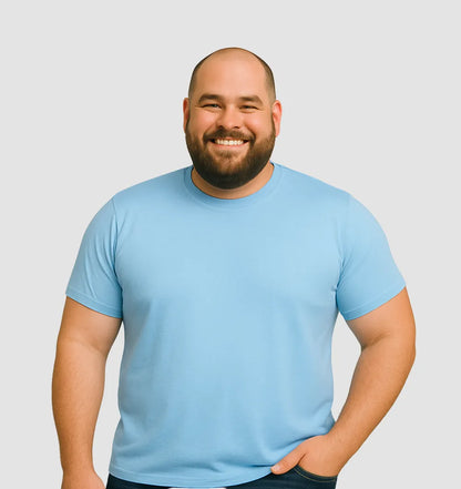 SKY BLUE CREW NECK