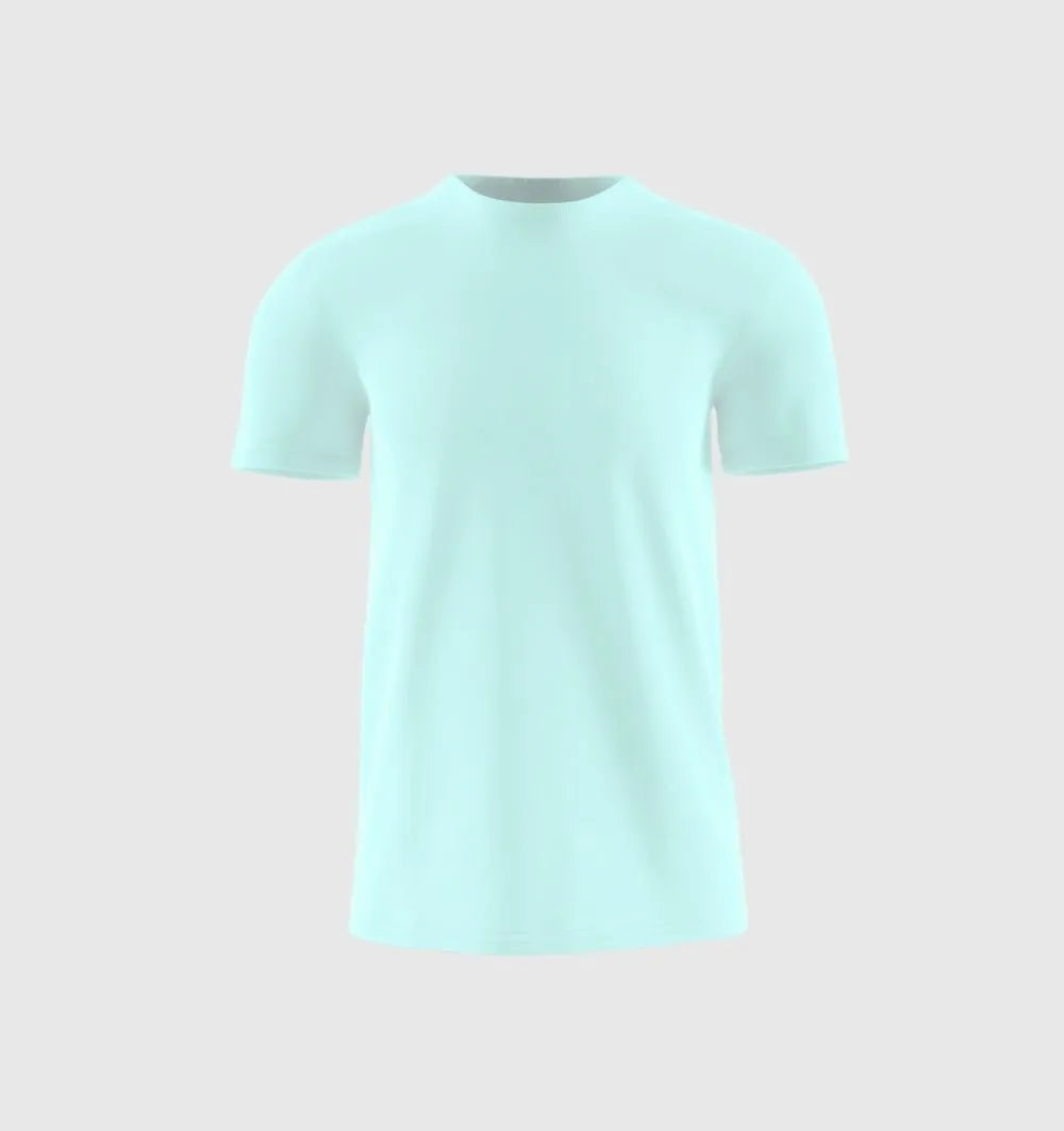 TURQUOISE BLUE CREW NECK