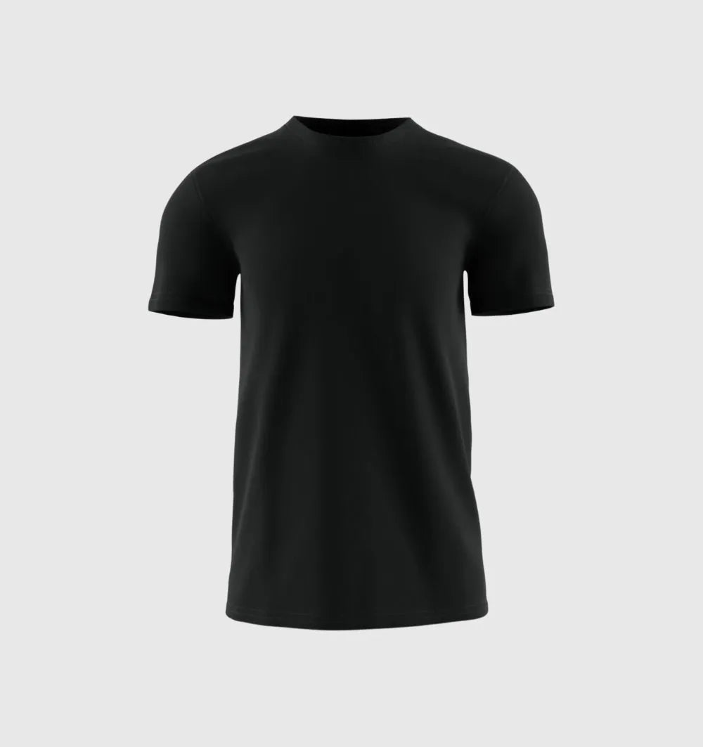 BLACK CREW NECK