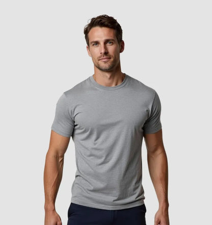 GREY CREW NECK