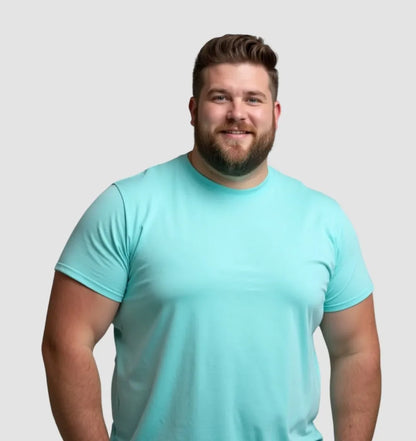 TURQUOISE BLUE CREW NECK